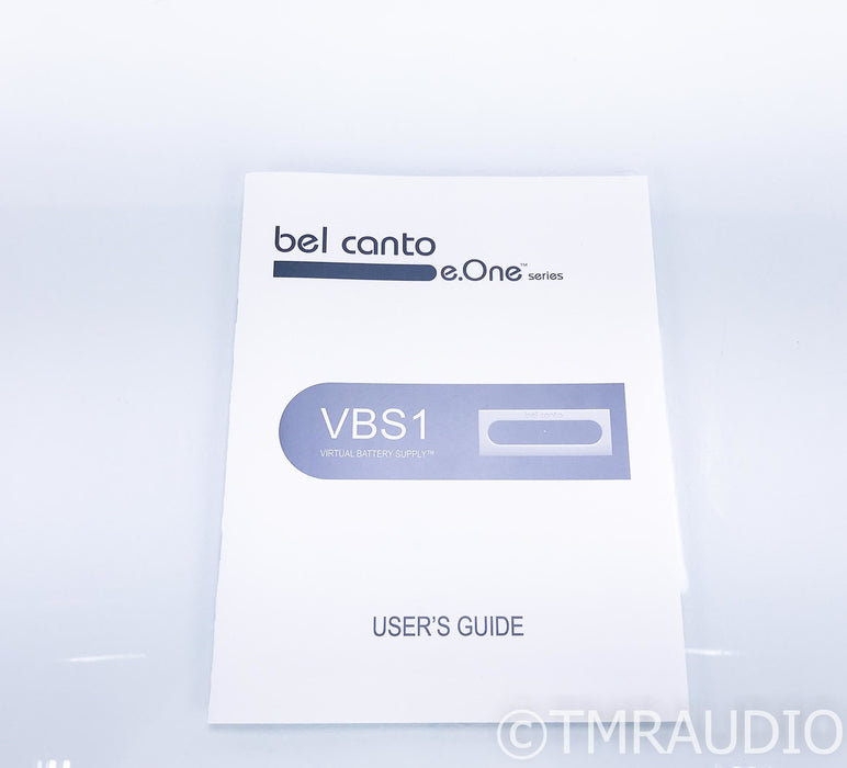 Bel Canto VBS1 Power Supply; Virtual Battery Supply; VBS-1