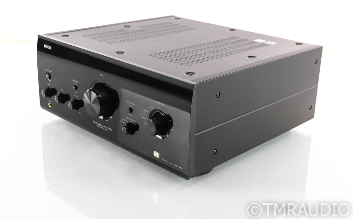 Denon PMA-A100 Stereo Integrated Amplifier; 100th Anniversary Edition; Remote