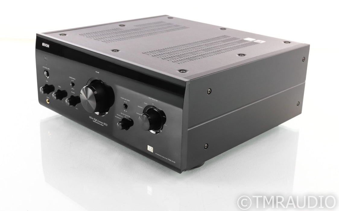 Denon PMA-A100 Stereo Integrated Amplifier; 100th Anniversary Edition; Remote