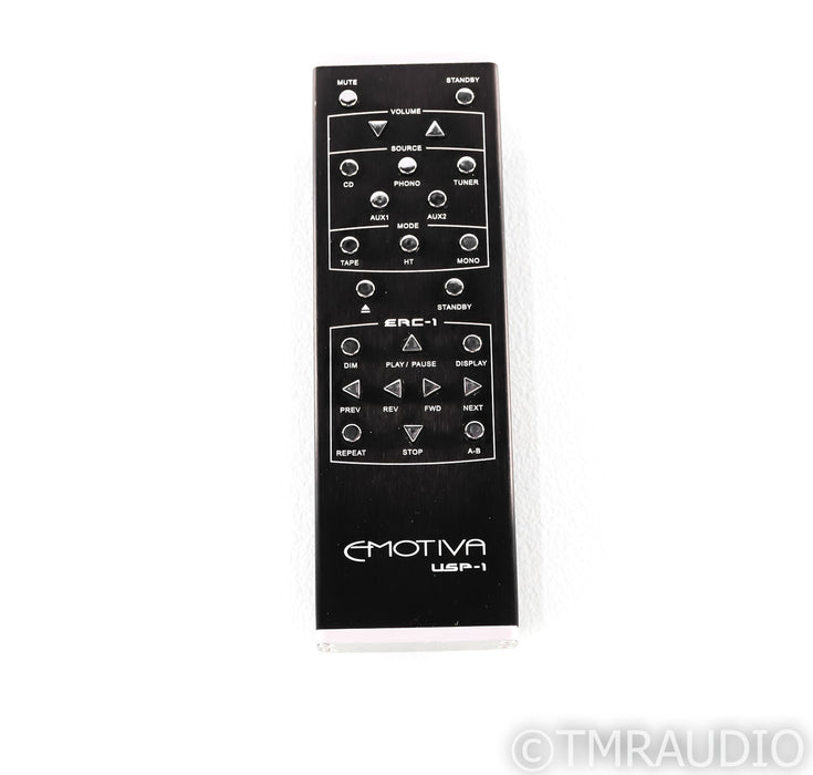 Emotiva USP-1 2.1 Channel Preamplifier; USP1; Remote; MM / MC Phono