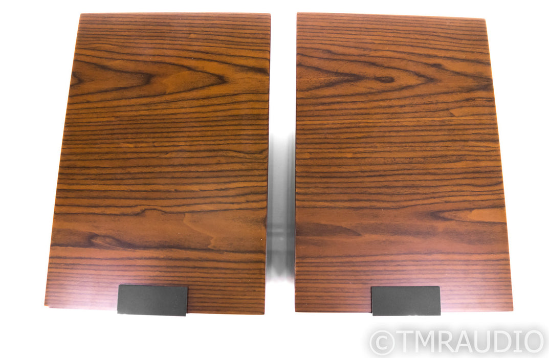 KEF R300 Bookshelf Speakers; Walnut Pair; R-300