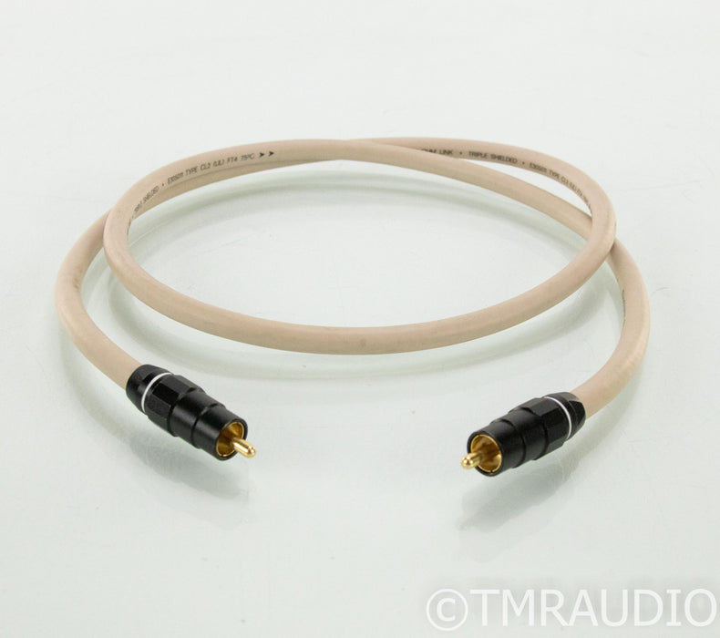 Transparent Audio Premium Digital Link RCA Coaxial Cable; 1m Interconnect