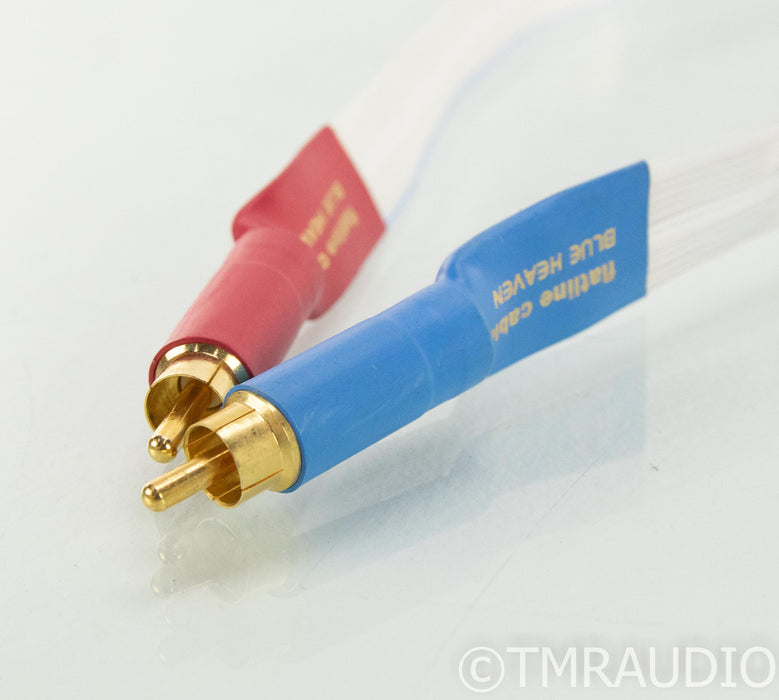 Nordost Flatline Blue Heaven RCA Cables; 1m Pair Interconnects