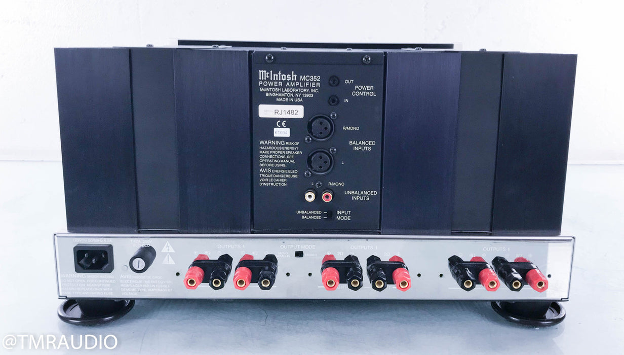 McIntosh MC352 Stereo Power Amplifier; MC-352