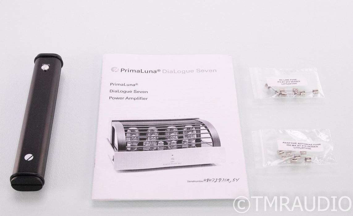 PrimaLuna DiaLogue Seven Mono Tube Power Amplifier