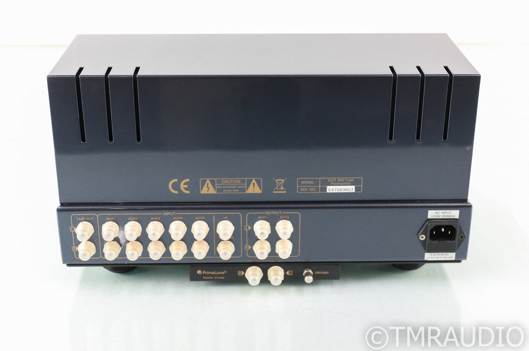 PrimaLuna EvoLution EVO 300 Stereo Tube Preamplifier; Remote
