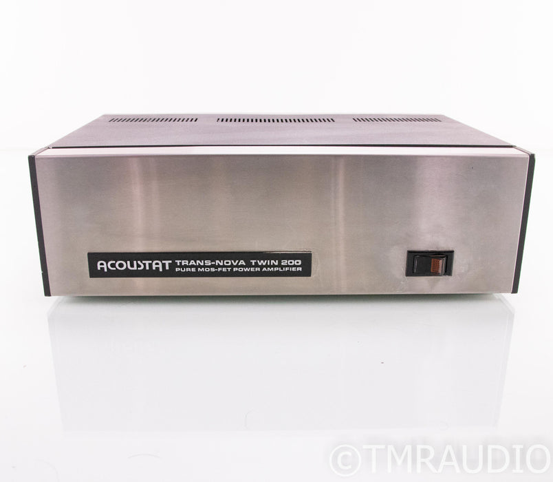 Acoustat Trans-Nova Twin 200 Stereo Power Amplifier; TNT-200