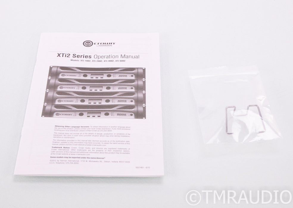 Crown XTi 2002 Stereo Power Amplifier