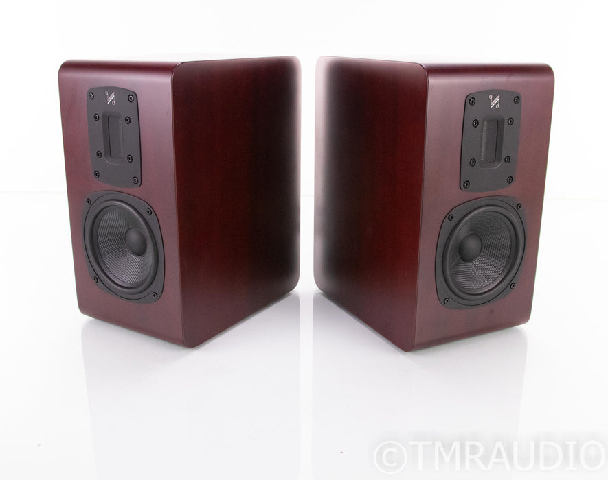 QUAD S-2 Bookshelf Speakers; Sapele Mahogany Pair; S2
