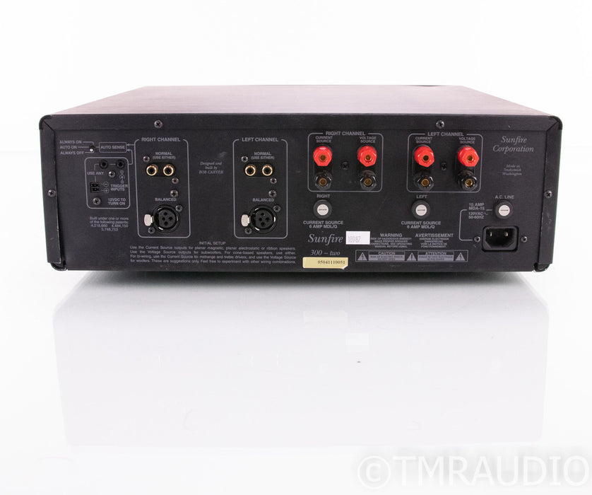 Sunfire 300 ~ Two Stereo Power Amplifier; Mk 2