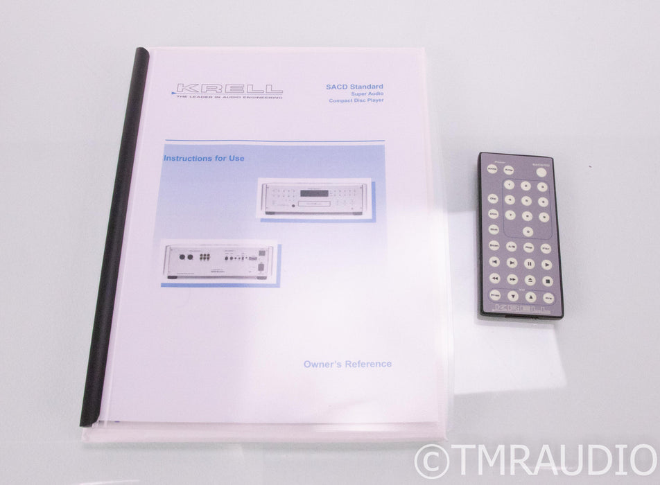 Krell SACD Standard MkII SACD /CD Player; Remote