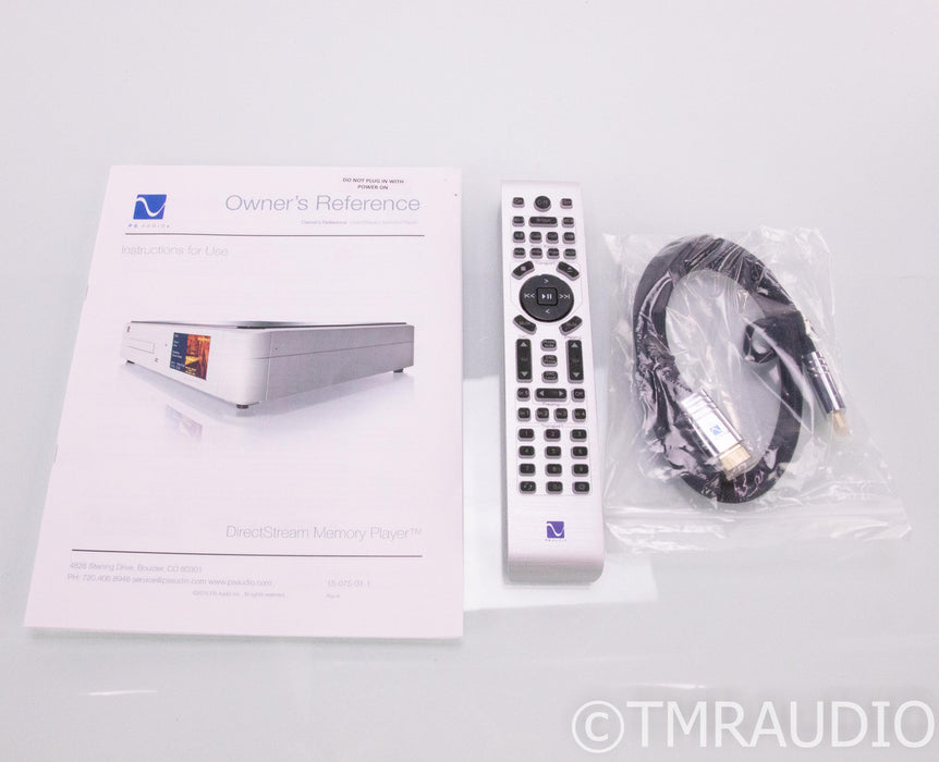 PS Audio DirectStream Memory Player SACD / CD Transport; Remote