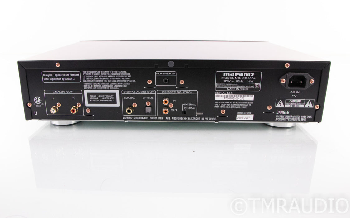 Marantz CD5004 CD Player; CD5004 (No Remote)