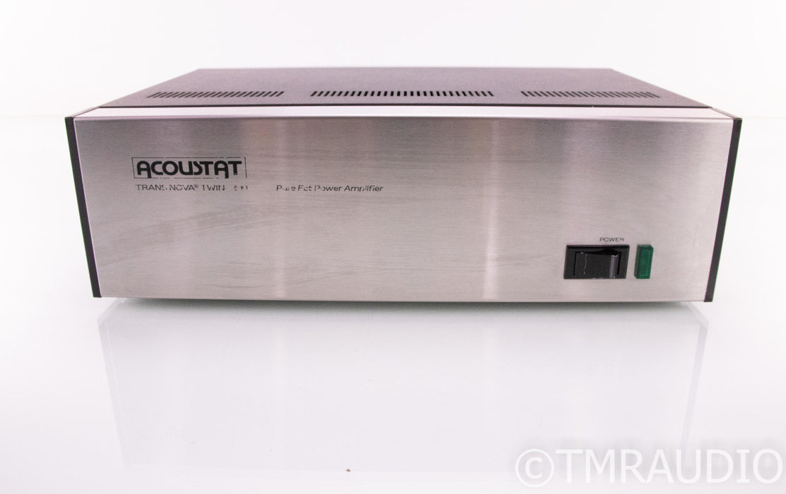 Acoustat TransNova Twin 200 Stereo Power Amplifier; TNT 200