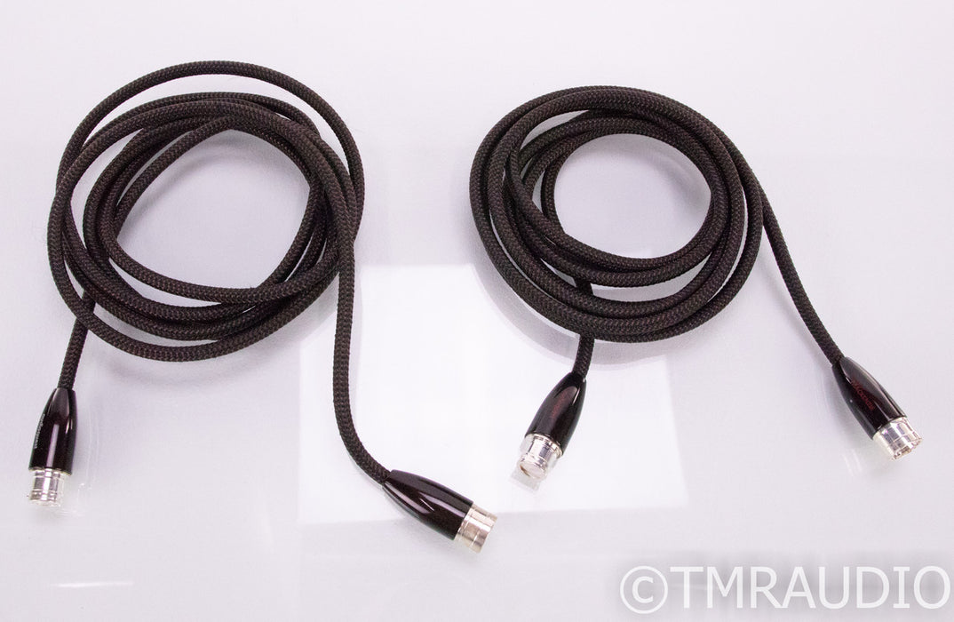 Audioquest Mackenzie XLR Cables; 3m Pair Balanced Interconnects; 72v DBS
