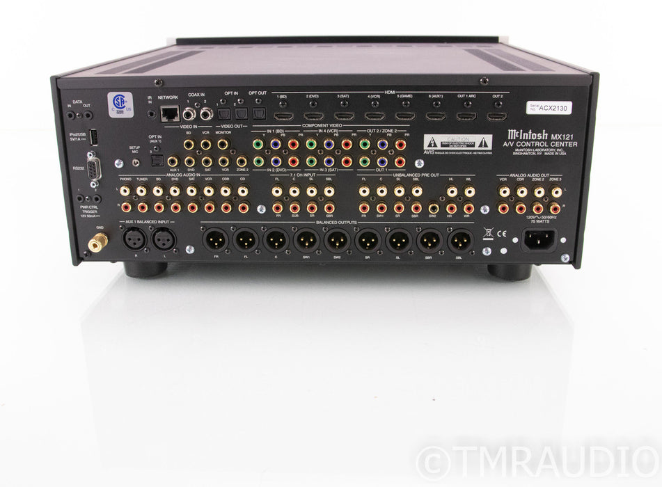 McIntosh MX121 7.1 Channel Home Theater Processor; MX-121; MM Phono