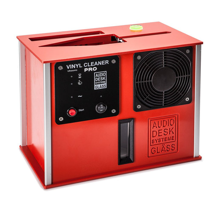 Audio Desk Systeme Vinyl Cleaner PRO Ultrasonic Record Cleaner; Red (New)