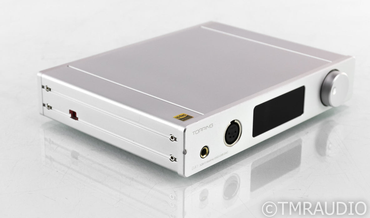 Topping DX7 DAC; D/A Converter; DX-7; Silver; Remote