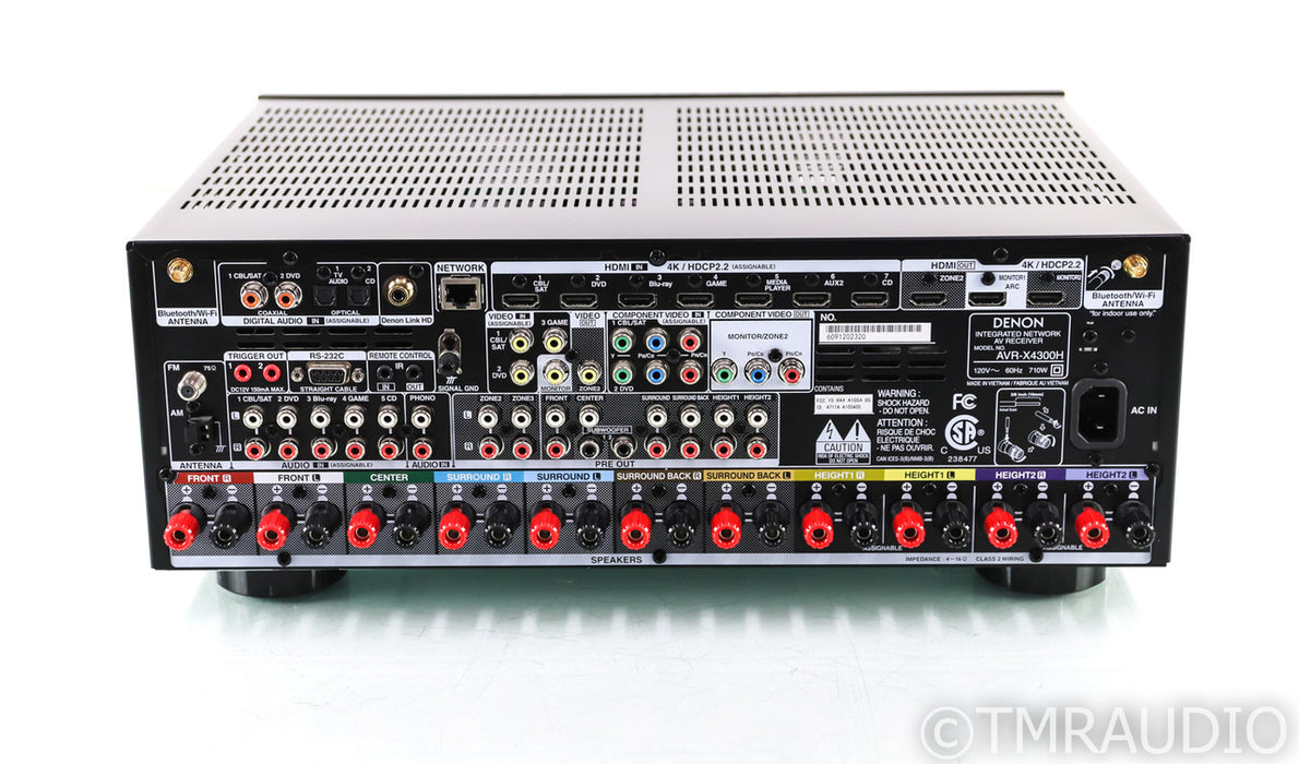 Denon AVR-X4300H 9.2 Channel Home Theater Receiver; AVRX4300H; HEOS; Black