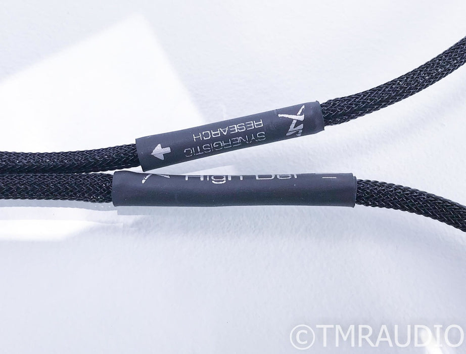 Synergistic Research High Def Grounding Cables; 1.45m Banana Terminated