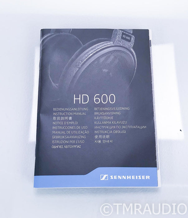 Sennheiser HD 600 Open Back Headphones (No Cable)
