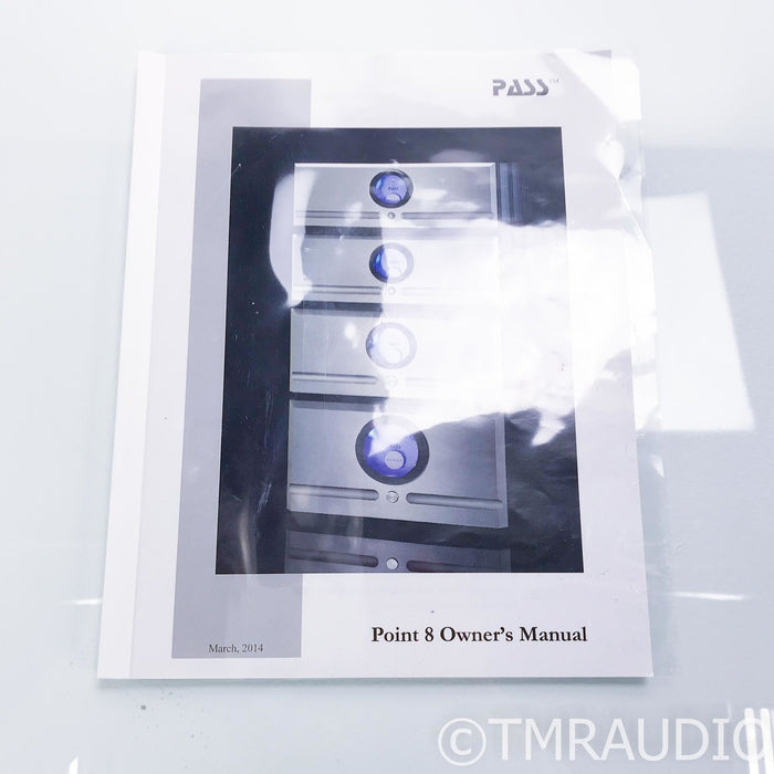 Pass Labs X-250.8 Stereo Power Amplifier; X250.8; Point 8; Warranty