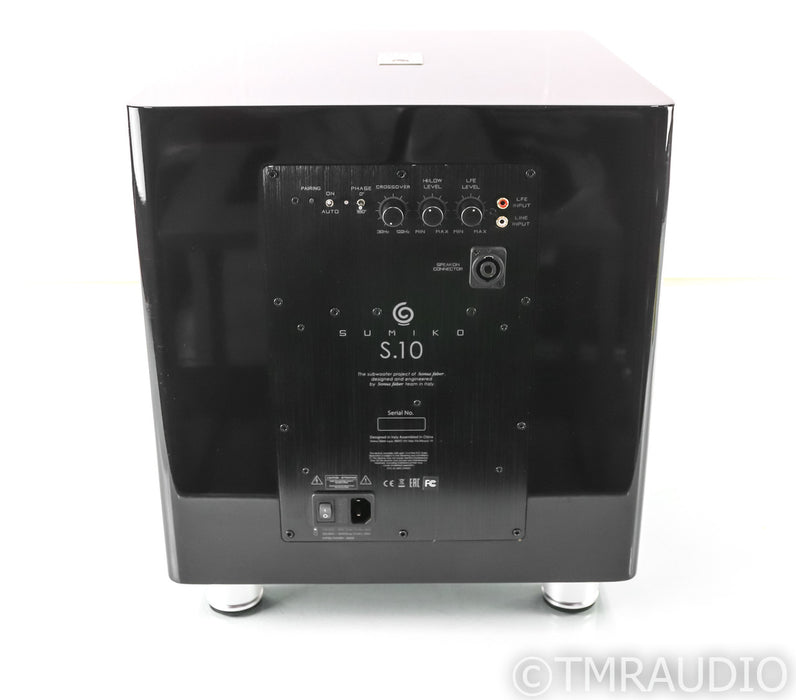 Sumiko S.10 12" Powered Subwoofer; Gloss Black; S10