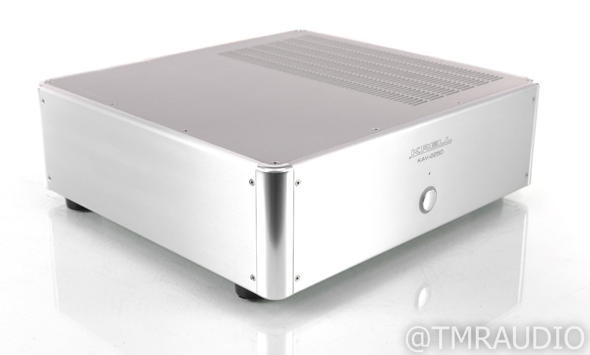 Krell KAV-2250 Stereo Power Amplifier; KAV2250; Silver