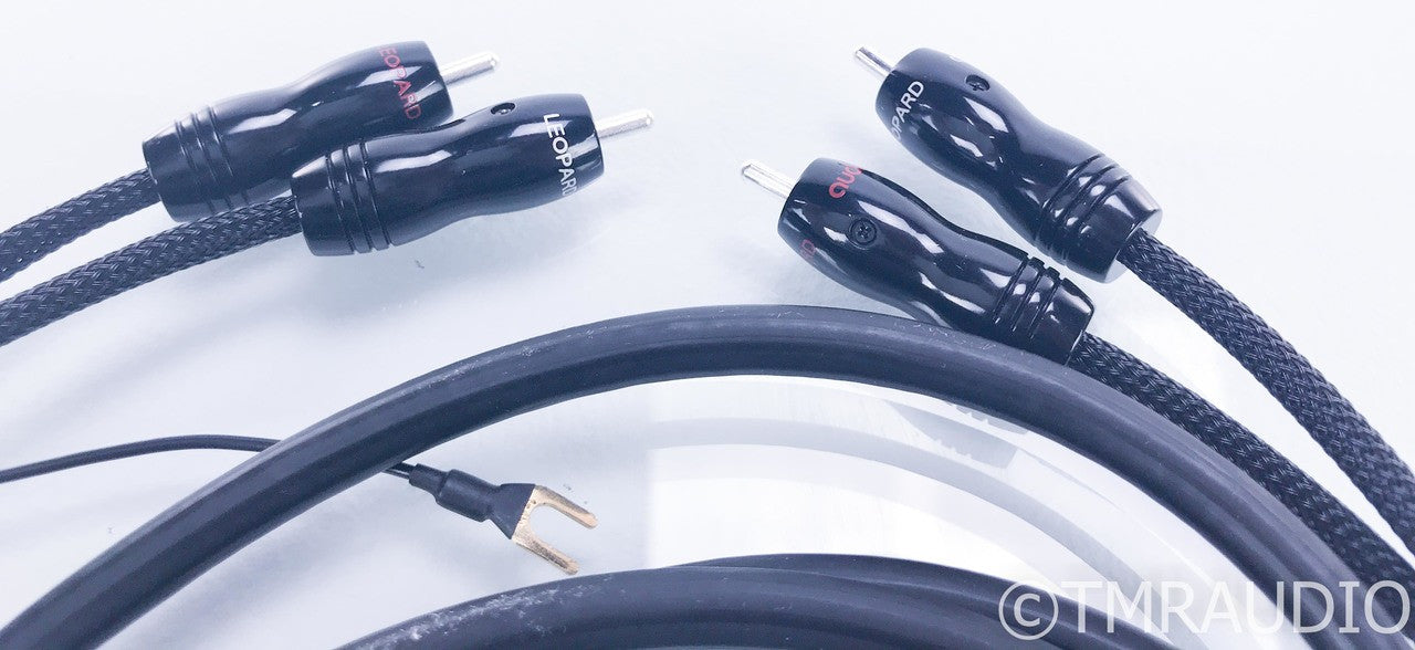 Audioquest LeoPard RCA Phono Cables; 2m Pair Interconnects; DBS