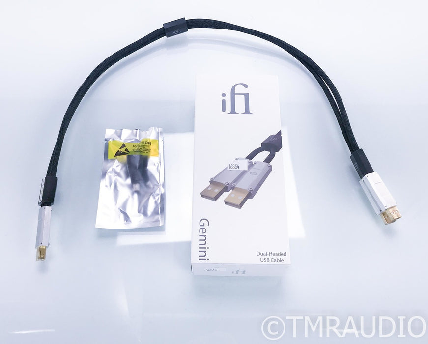 iFi Gemini Dual-Head USB Cable; .7m Digital Interconnect