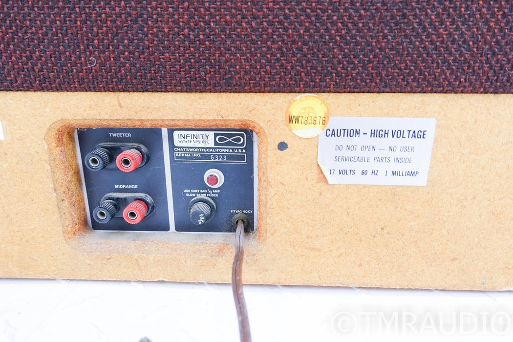 Infinity Servo Statik I Vintage Electrostatic Speakers