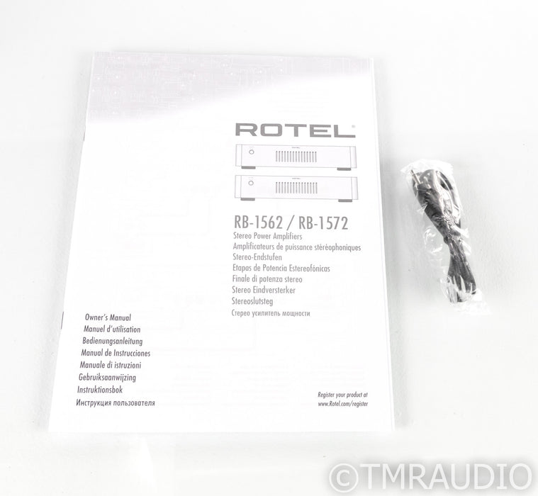 Rotel RB-1562 Stereo Power Amplifier; RB1562