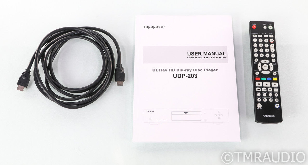 Oppo UDP-203 Universal Blu-Ray Player; UDP203; 4K UHD; Remote