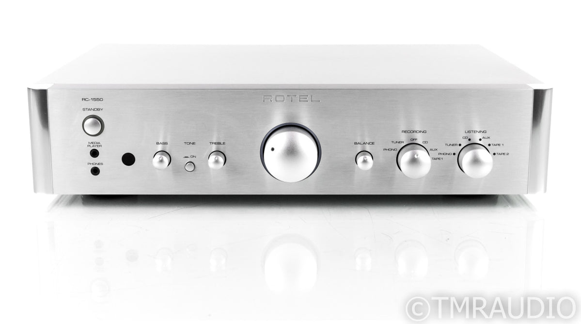 Rotel RC-1550 Stereo Preamplifier; RC1550; Remote; MM Phono — The Music ...