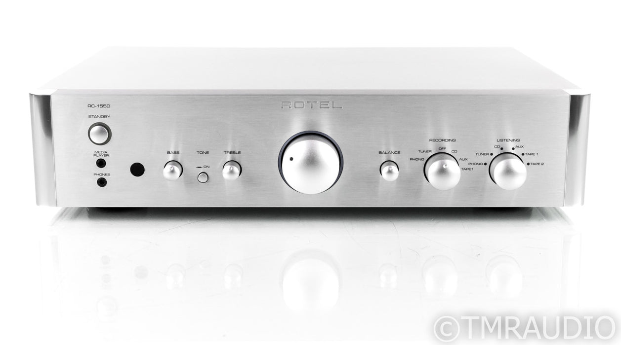 Rotel RC-1550 Stereo Preamplifier; RC1550; Remote; MM Phono