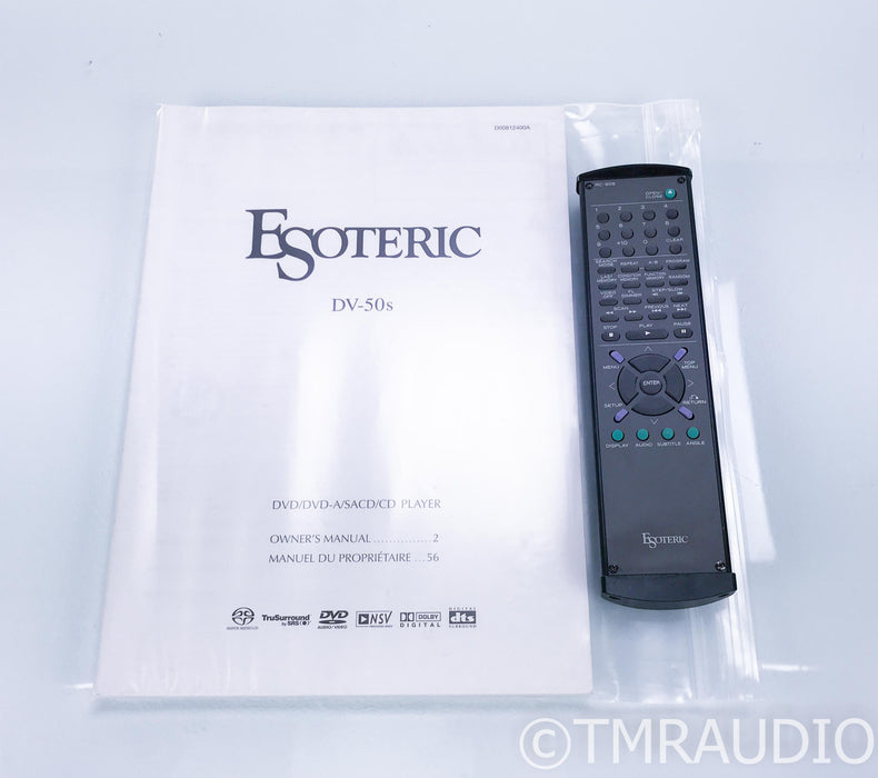 Esoteric DV-50s CD / SACD / DVD Player; DV50s; Remote