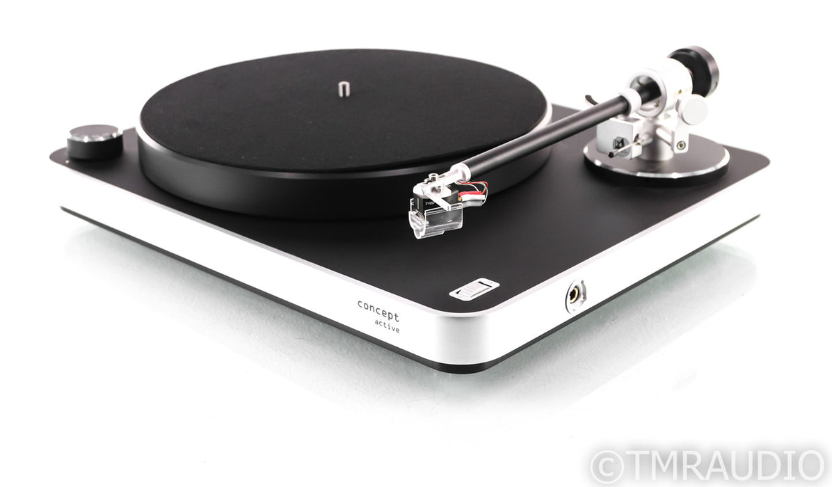 Clearaudio Concept Active Turntable; Satisfy Black Tonearm; Maestro V2 Ebony