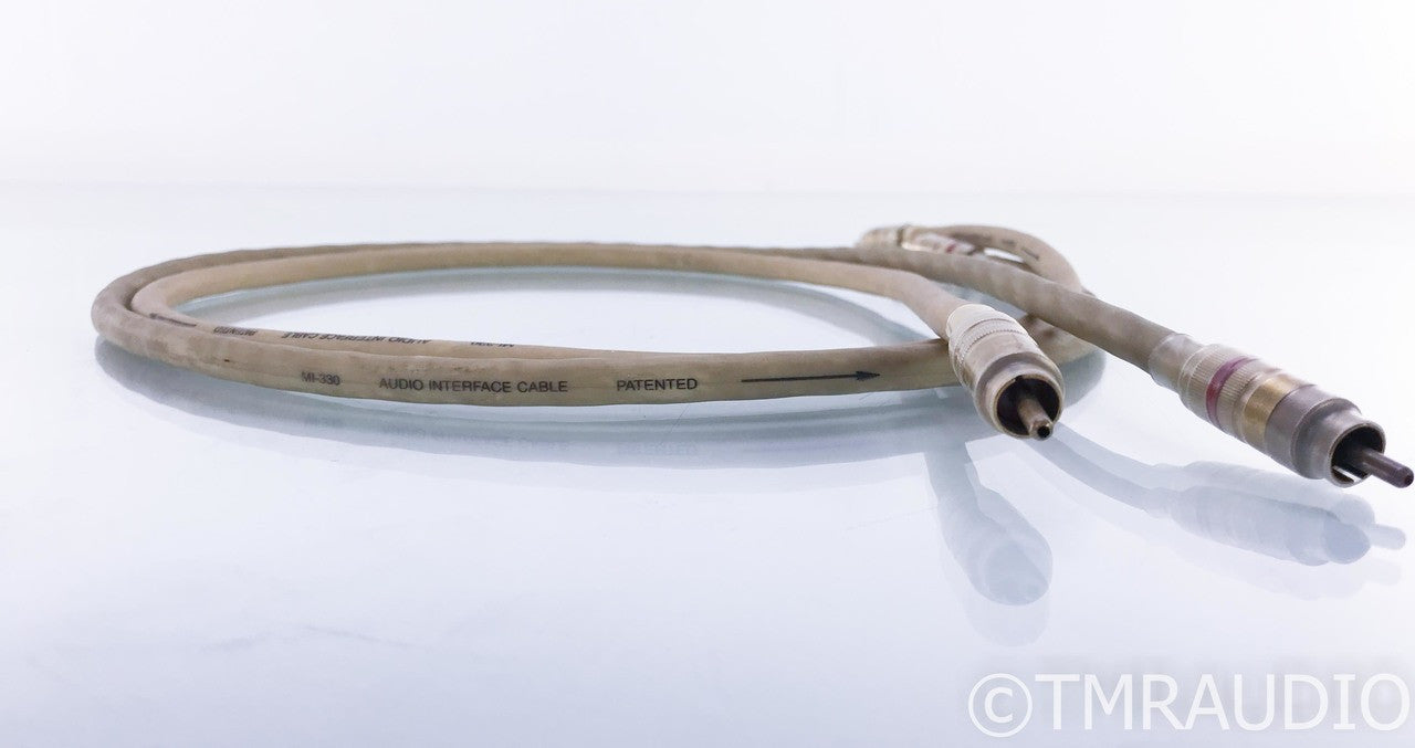 MIT MI-330 RCA Cables; 1m Pair Interconnects