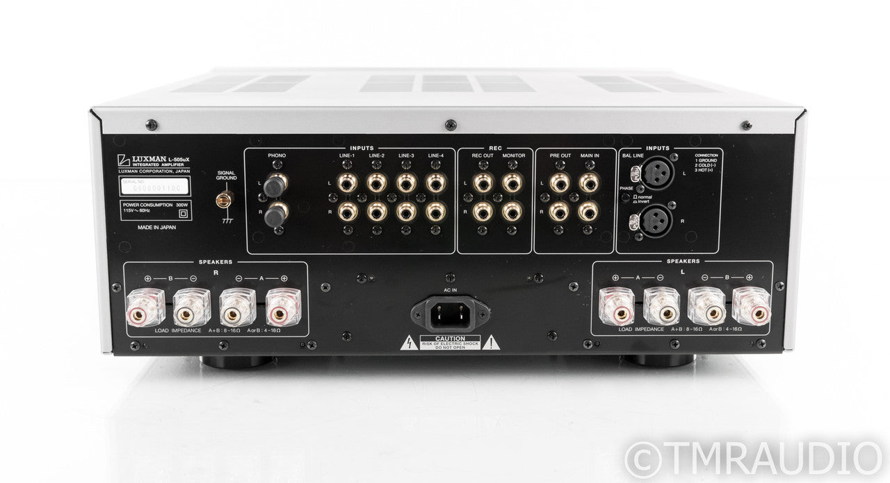 Luxman L-505uX Stereo Integrated Amplifier; L505-uX; Remote
