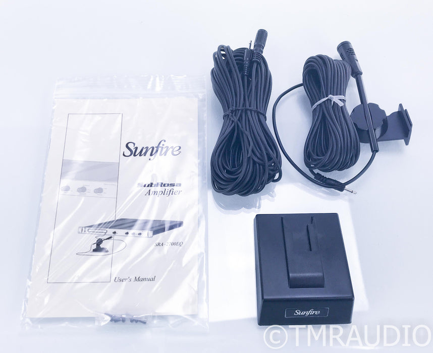 Sunfire SRA-2700EQ SubRosa Subwoofer Amplifier / Equalizer; SRA2700EQ