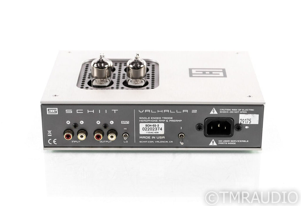 Schiit Valhalla 2 Stereo Tube Headphone Amplifier; Preamplifier
