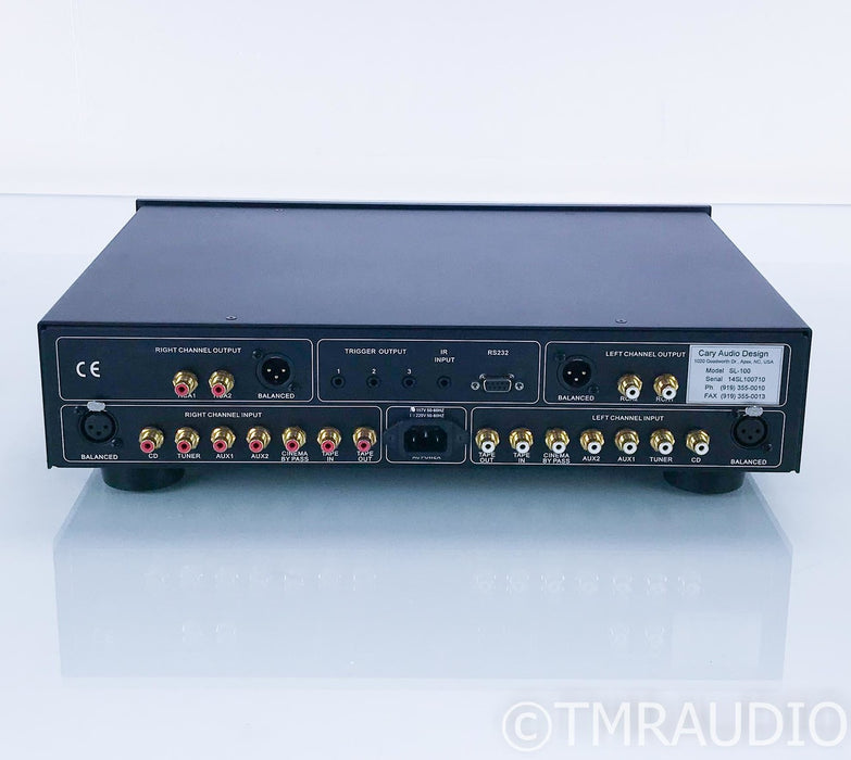 Cary SL-100 Dual Mono Preamplifier; SL100; Remote