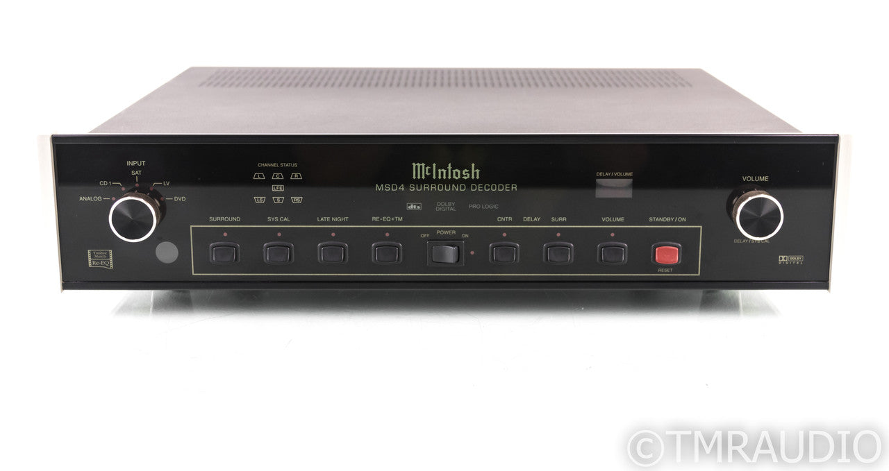 McIntosh MSD4 Home Theater Surround Decoder; MSD-4; DAC