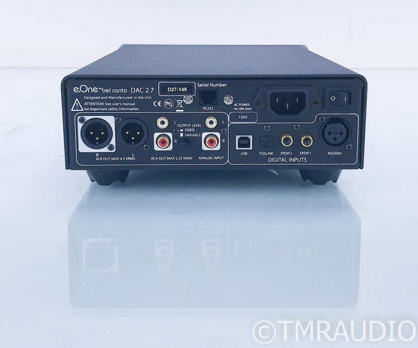 Bel Canto DAC 2.7 DAC; D/A Converter; Remote