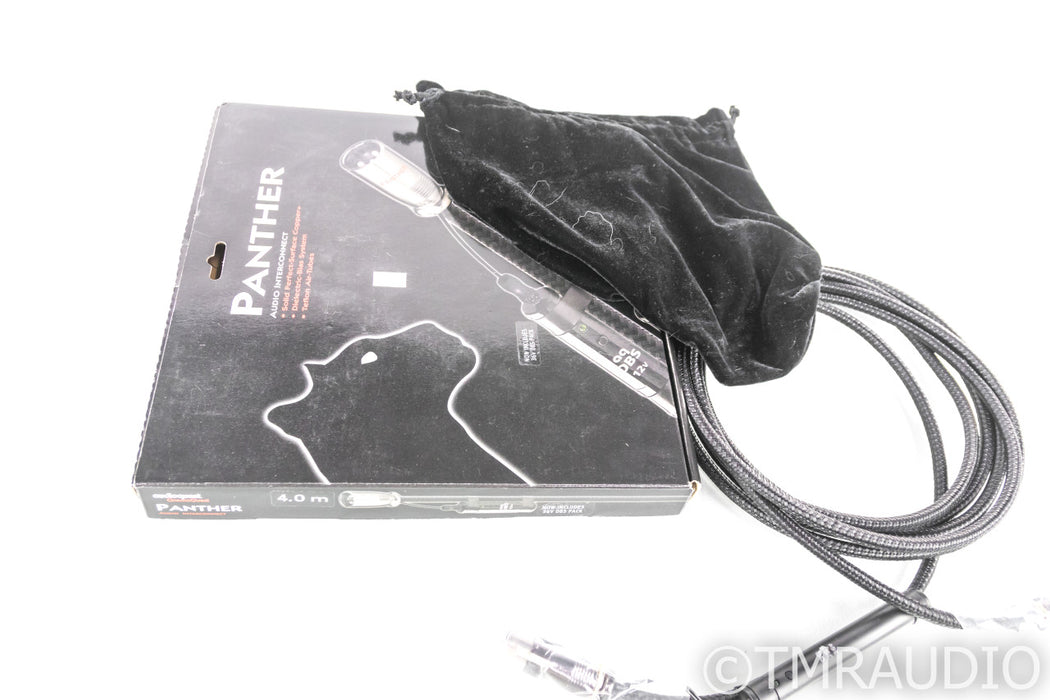 Audioquest Panther XLR Cable; Single 4m Interconnect; 36v DBS