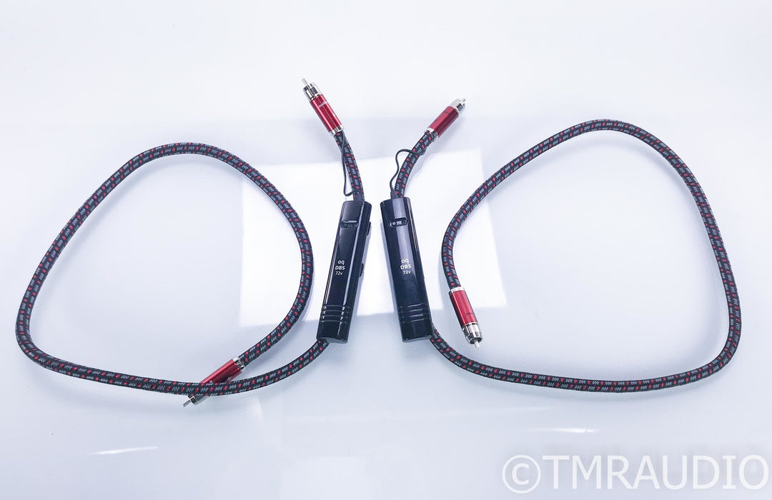 AudioQuest Colorado RCA Cables; 1m Pair Interconnects; 72v DBS