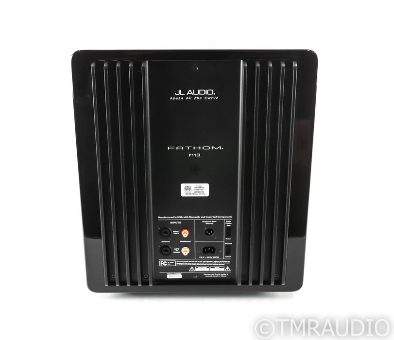 JL Audio Fathom f113v1 13.5" Powered Subwoofer; Gloss Black; F-113 V1