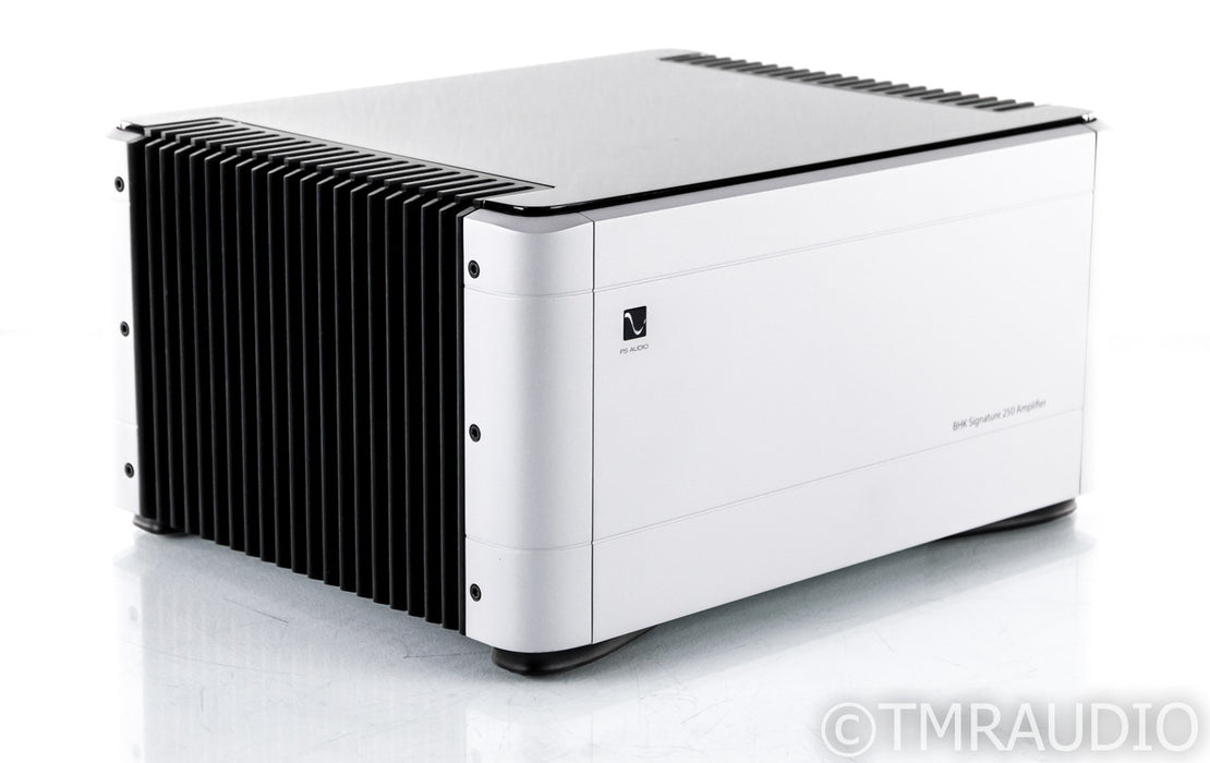 PS Audio BHK Signature 250 Stereo Power Amplifier; Tube Hybrid; Silver (Used)