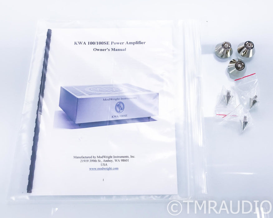 ModWright KWA 100SE Stereo Power Amplifier; KWA100SE