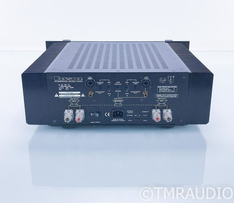 Bryston 4B SST Pro Stereo Power Amplifier; 4BSST; Black